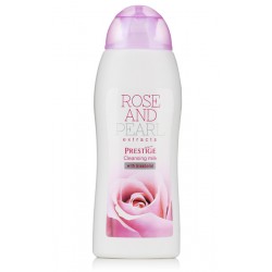 Почистващо тоалетно мляко за лице с българска роза Rose & Pearl - Rosa Impex